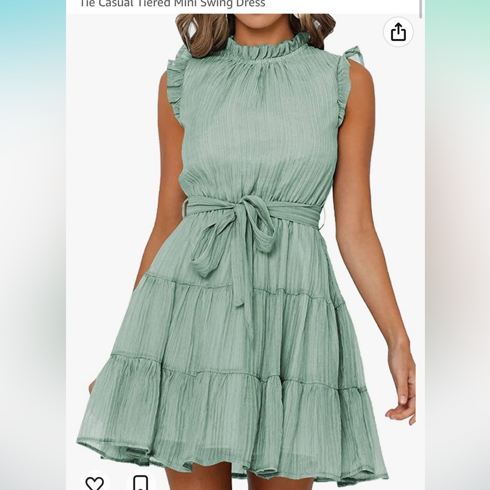 Sage Amazon dress